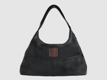 Load image into Gallery viewer, Vogue - Black Vegan Leather Hobo - Bag - Rust & Fray