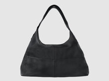 Load image into Gallery viewer, Vogue - Black Vegan Leather Hobo - Bag - Rust & Fray