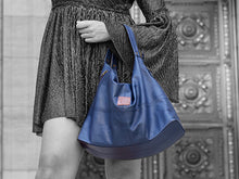 Load image into Gallery viewer, Vogue - Midnight Vegan Leather Hobo - Bag - Rust & Fray