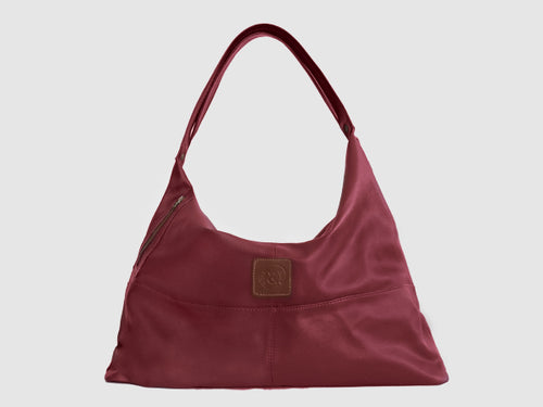 Vogue - Red Leather Hobo - Bag - Rust & Fray