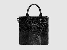 Load image into Gallery viewer, Michelle - Alligator Vegan Leather - Bag - Rust & Fray