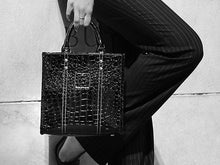 Load image into Gallery viewer, Michelle - Alligator Vegan Leather - Bag - Rust & Fray