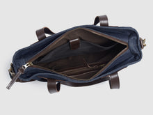 Load image into Gallery viewer, Urbanite BD - Blue Denim Crossbody - Bag - Rust & Fray