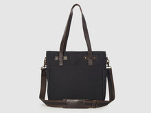 Load image into Gallery viewer, Urbanite KG - Black Gabardine Crossbody - Bag - Rust & Fray
