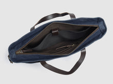 Load image into Gallery viewer, Prodigy BD - Blue Denim Large Crossbody - Bag - Rust & Fray