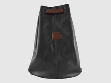 Load image into Gallery viewer, Serenity KL - Black Leather Yoga Backpack - Bag - Rust & Fray