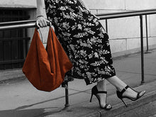 Load image into Gallery viewer, Boho - Cognac Suede - Bag - Rust & Fray