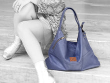 Load image into Gallery viewer, Vogue - Midnight Leather Hobo - Bag - Rust & Fray