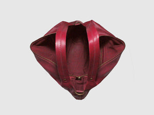 Vogue - Red Vegan Leather Hobo - Bag - Rust & Fray