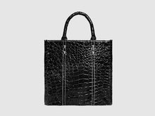 Load image into Gallery viewer, Michelle - Alligator Vegan Leather - Bag - Rust &amp; Fray
