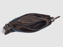 Load image into Gallery viewer, Latitude - Azure Gabardine Messenger Bag - Bag - Rust &amp; Fray