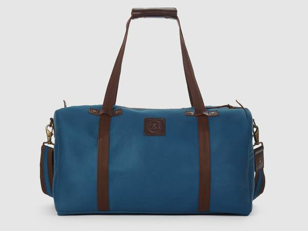 Nomad AG - Azure Gabardine Duffel Bag - Bag - Rust & Fray