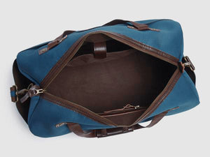 Nomad AG - Azure Gabardine Duffel Bag - Bag - Rust & Fray