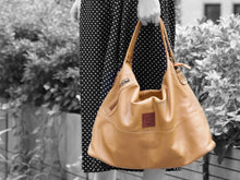 Load image into Gallery viewer, Vogue - Mustard Leather Hobo - Bag - Rust &amp; Fray